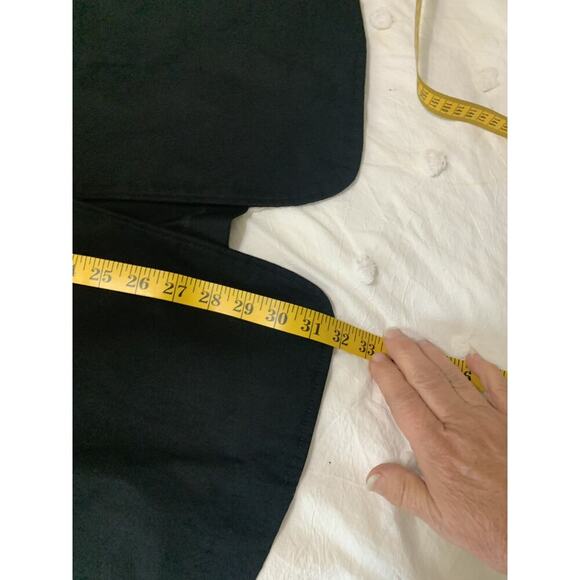 Anne Klein Size XL Women's Gold Button Blazer Jacket Black Career Capsule Work - Picture 3 of 9